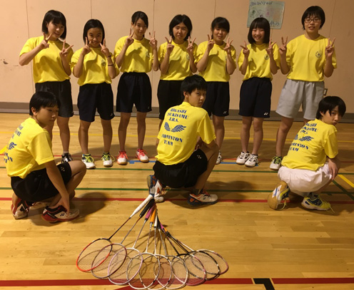 北海道H中学校バドミントン部【2015】