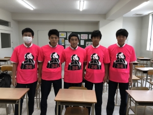 大分県n高等学校3年6組様 満足 オリジナルクラスtシャツや部活tシャツ作成 プリントはクラtコンシェル